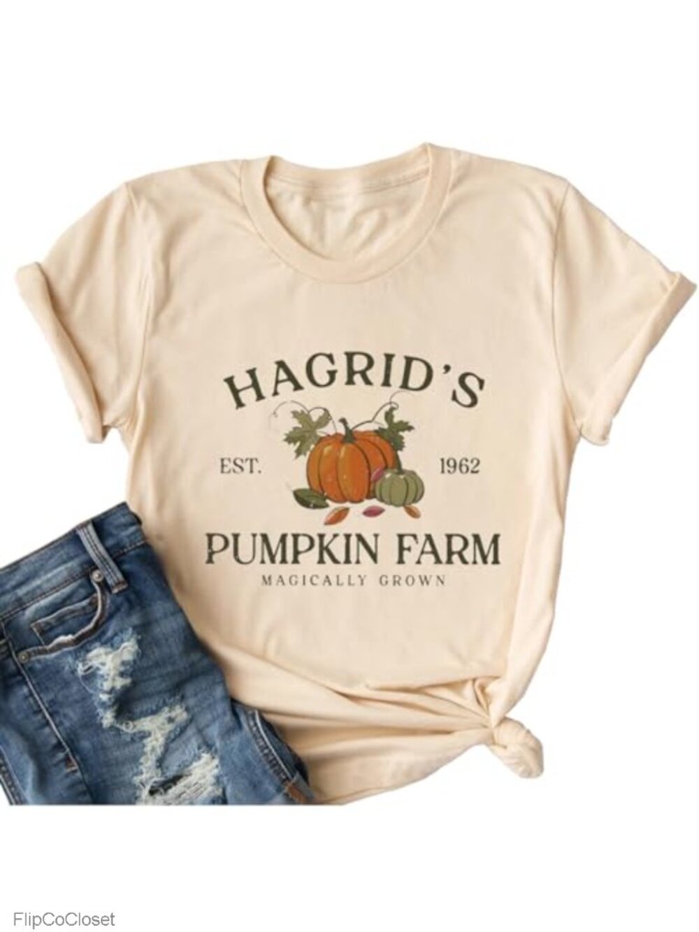 Ykomow Halloween Pumpkin Graphic Tee Women Fall Thanksgiving Short Sleeve